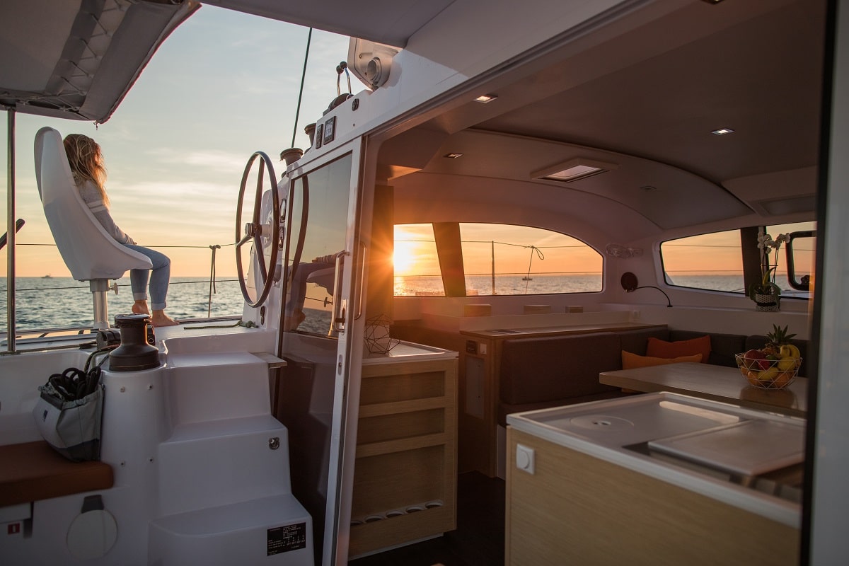 Outremer 45 cockpit