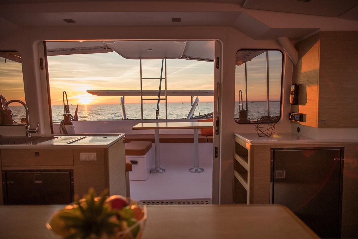 Outremer 45 détail